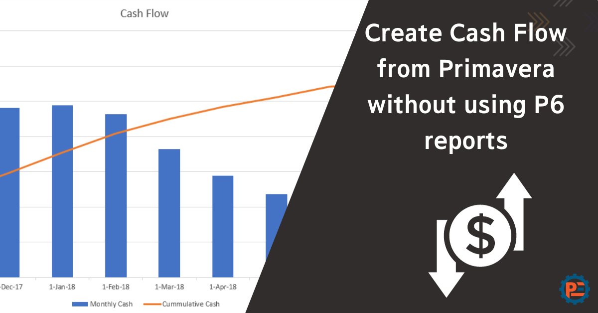 6 Steps to create Cash Flow from Primavera without using P6 reports