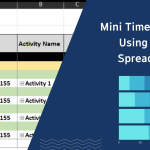 Mini Schedule Planned VS Actual Excel Sheet