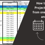 How to Copy a Project Calendar from one Project to another