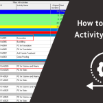 How to change Activity ID in P6