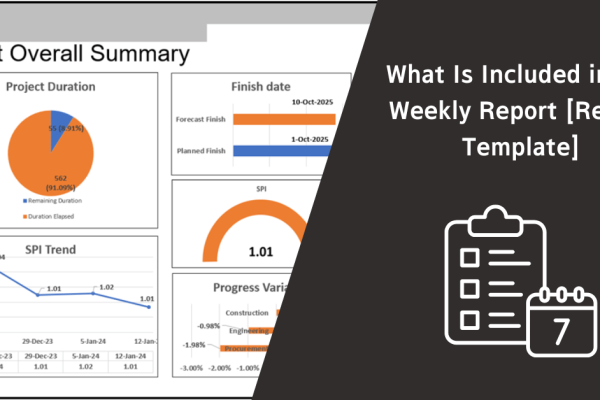 What Is Included in the Weekly Report [Report Template]