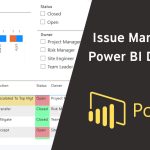 Issue Management Power BI Dashboard